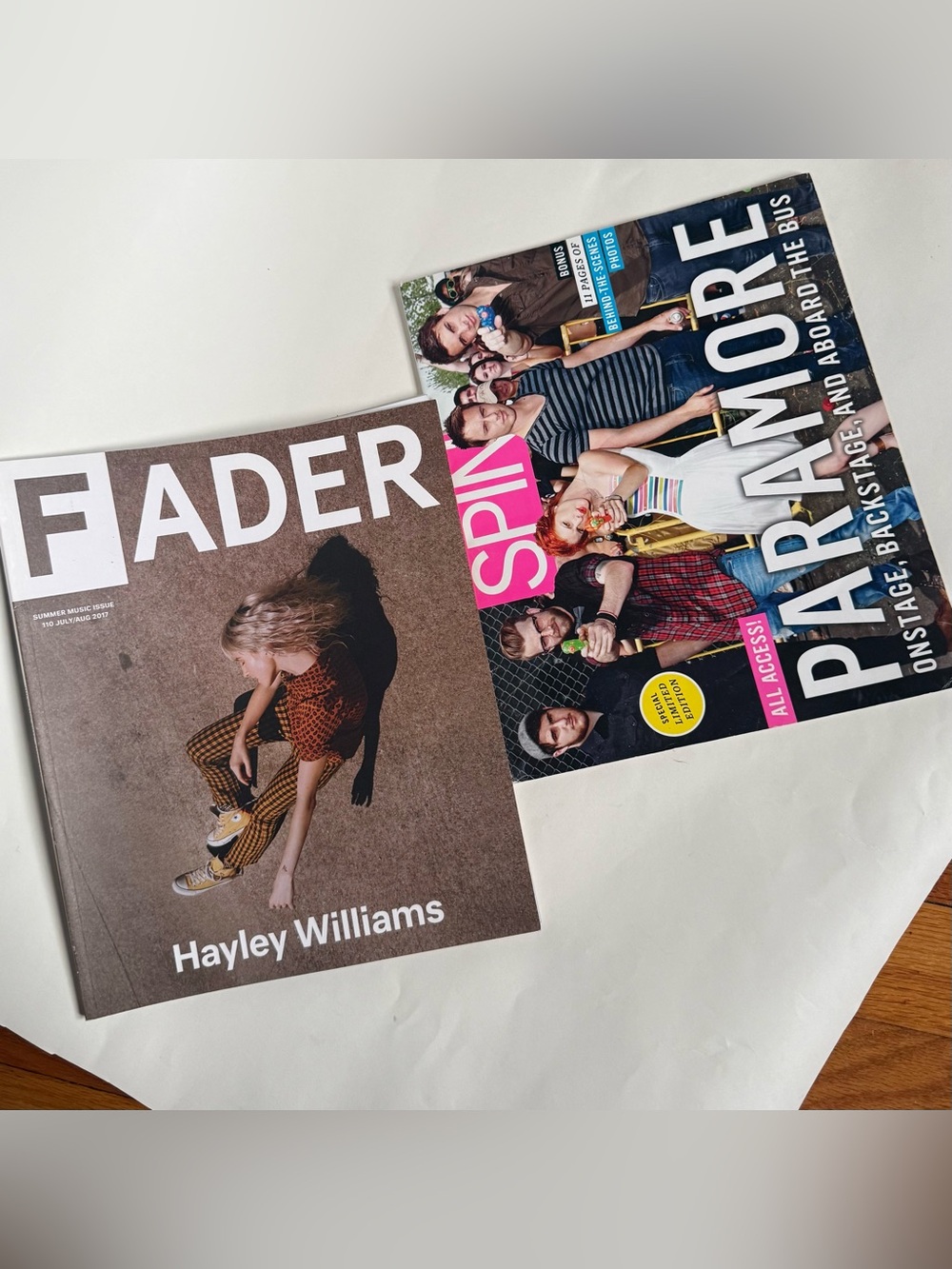 Hayley Williams and Paramore Collectable Magazine Interview Issues